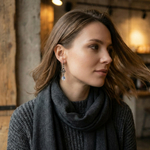 Набор материалов для серёг "Маркиза", кольчужное плетение МК