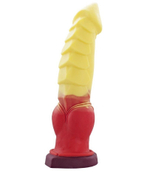Фантазийный фаллоимитатор Огненный дракон - 27,5 см.