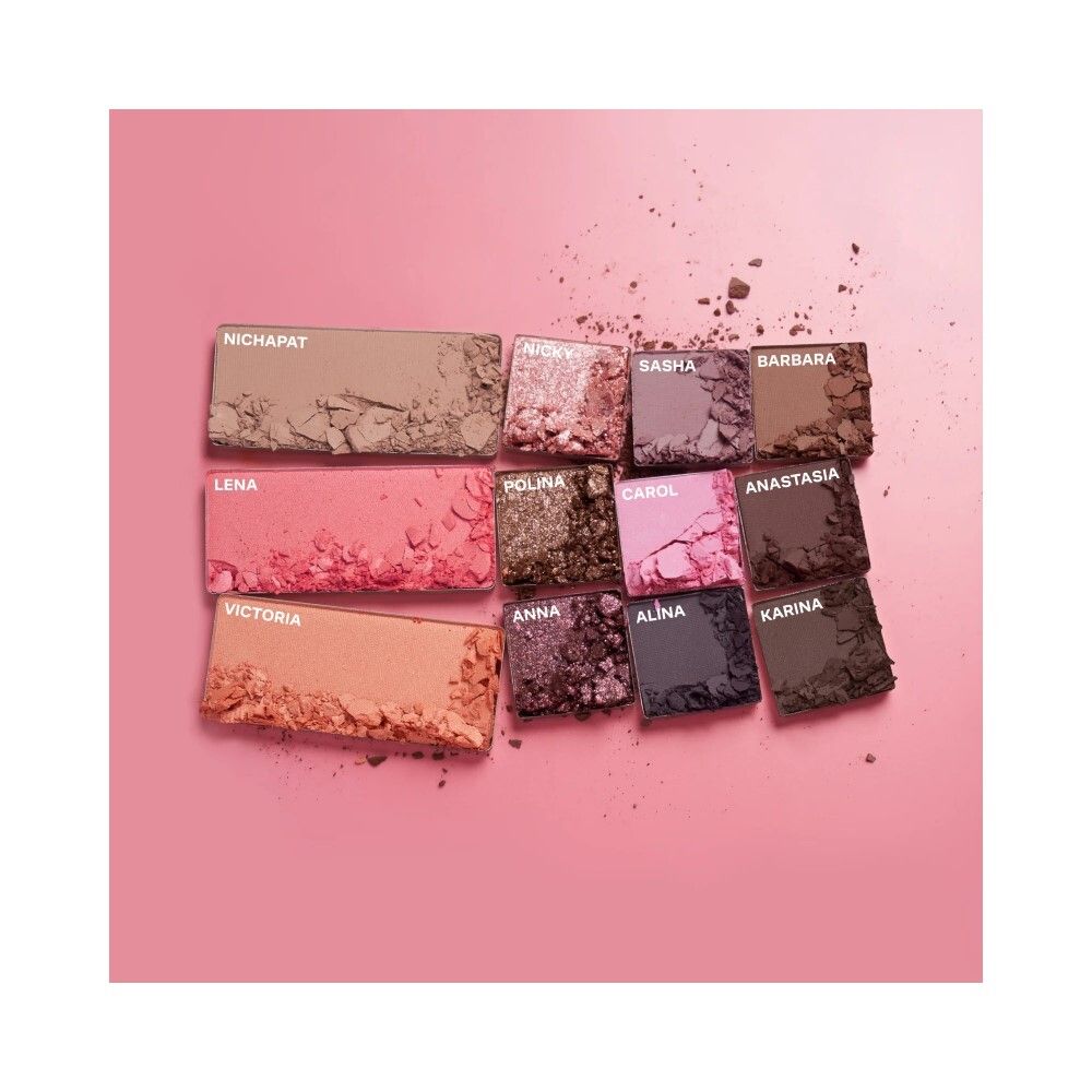 RBG Russian Beauty Guru Универсальная палетка для макияжа N2 "Лена Ясенкова", 27,6 гр