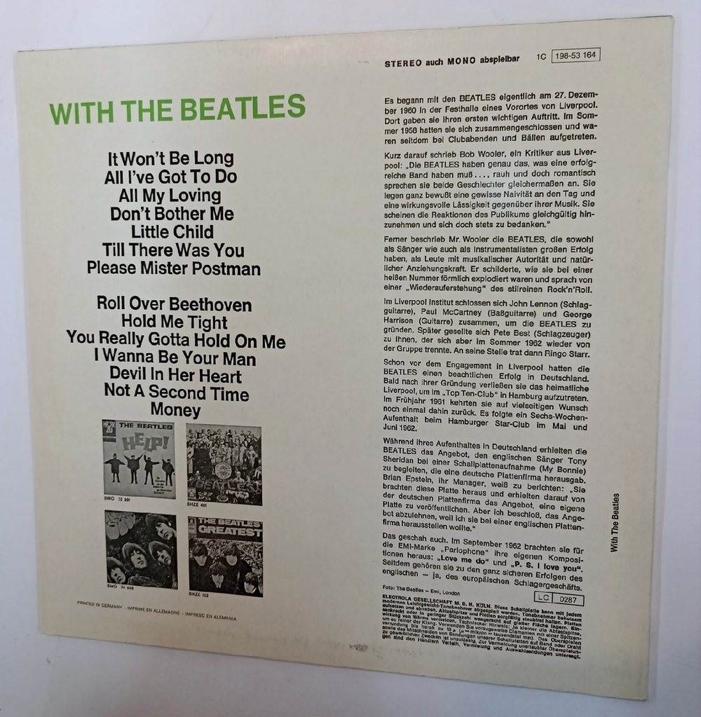 The Beatles With The Beatles (Germany 1977)
