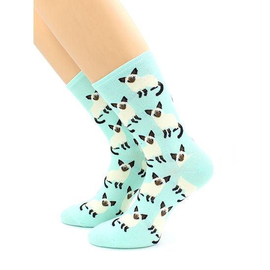 Носки с принтом "Сиамская кошка" Hobby Line