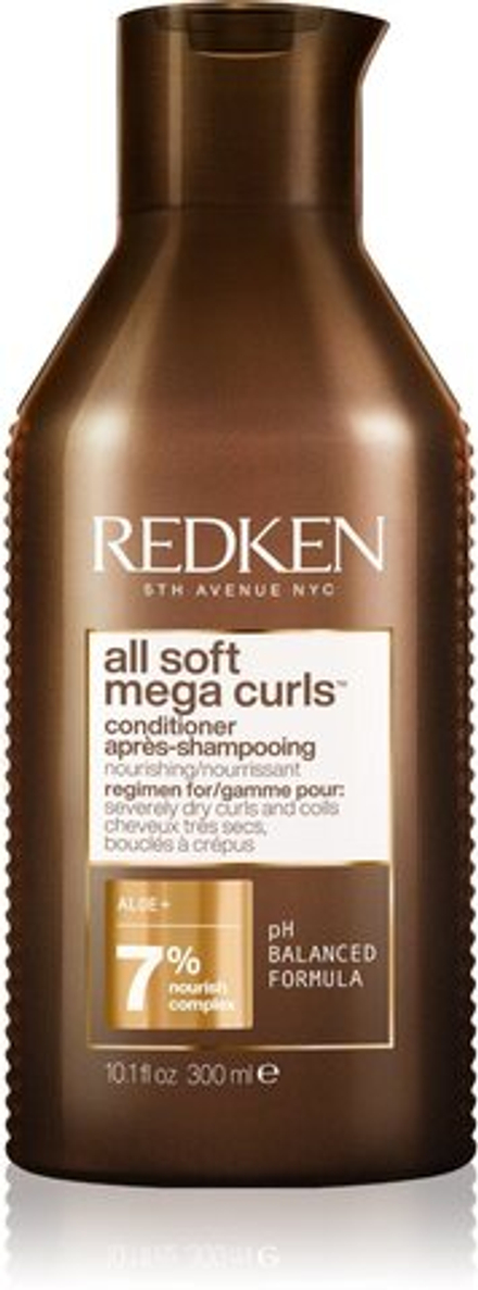 Redken All Soft Mega Curls - кондиционер для кудрявых и волнистых волос /   300  ml  / GTIN 3474637135652