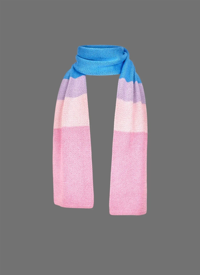 Шарф «Цветной полосатик»