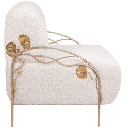 Кресло Нимфея Молоко Айвори