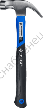 ЗУБР 450 г, Столярный молоток-гвоздодёр, Профессионал (20356-450)