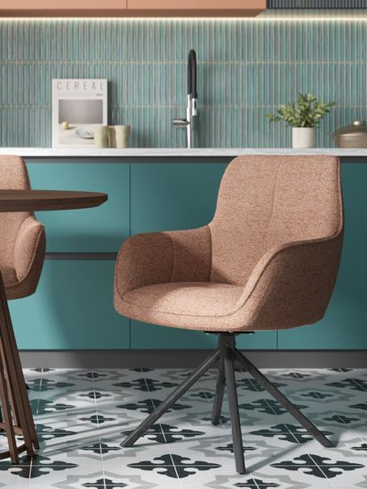 Стул обеденный Edme коралловый