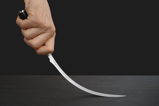 Нож кухонный Samura Mo-V филейный 218 мм. SM-0048