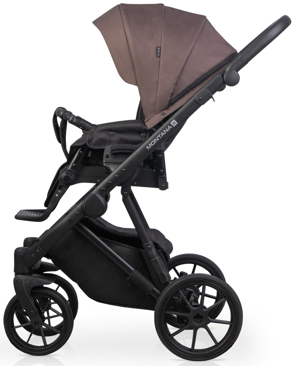 Детская коляска Riko Basic Montana Plus X 2 в 1 44 Brown (коричневый)