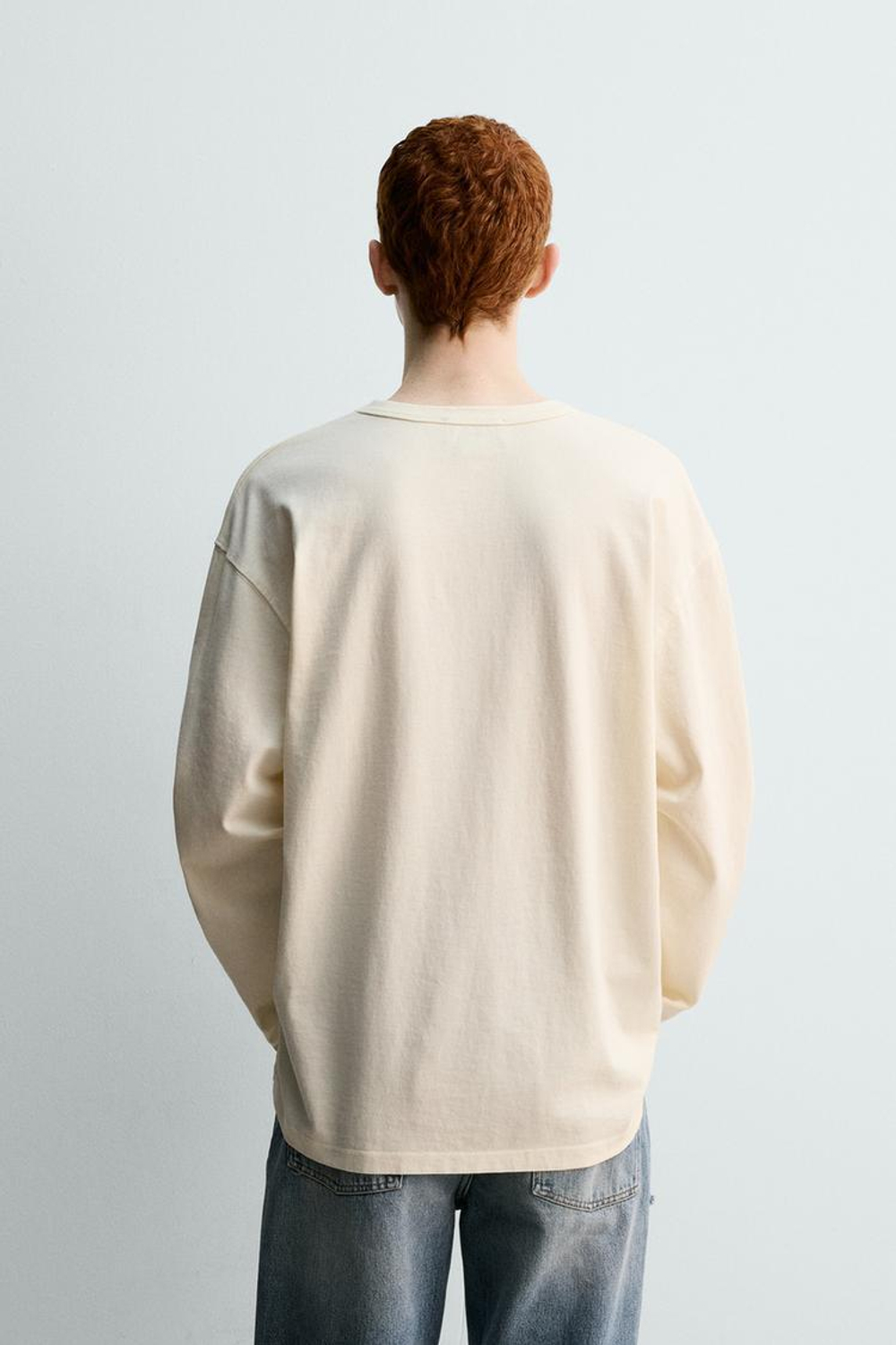 ZARA Х HARRY LAMBERT ФУТБОЛКА С РУСАЛКОЙ ПИТЕРА ПЭНА , ЖЕЛТОВАТО-БЕЛЫЙ