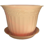 Кашпо ДУБОК 2,5л Д200 мм бежевый (1/25)