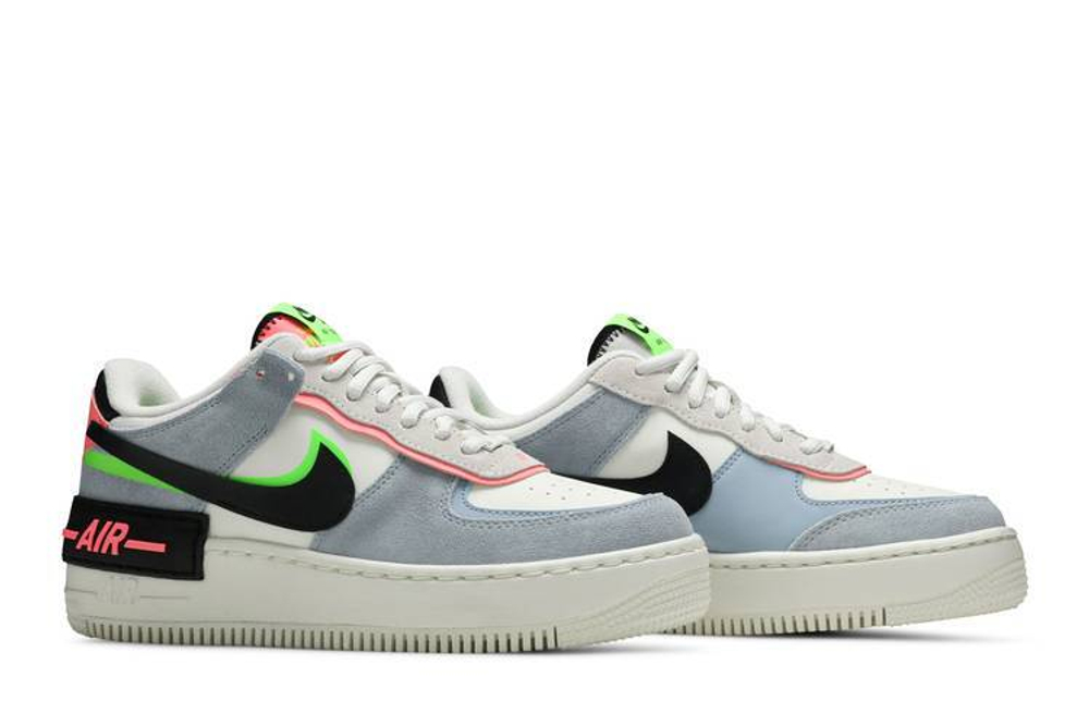 Кроссовки Nike Air Force 1 Low Shadow "Sunset Pulse" (Женская размерная сетка)
