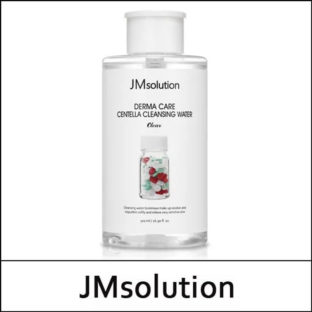 Очищающая вода с центеллой JMSOLUTION Derma Care Centella Cleansing Water Clear 500 мл