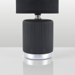 8179/1T COUNTY LN26 500 черный, керамика/текстиль Настольная лампа E14 1*40W 220V KAISA