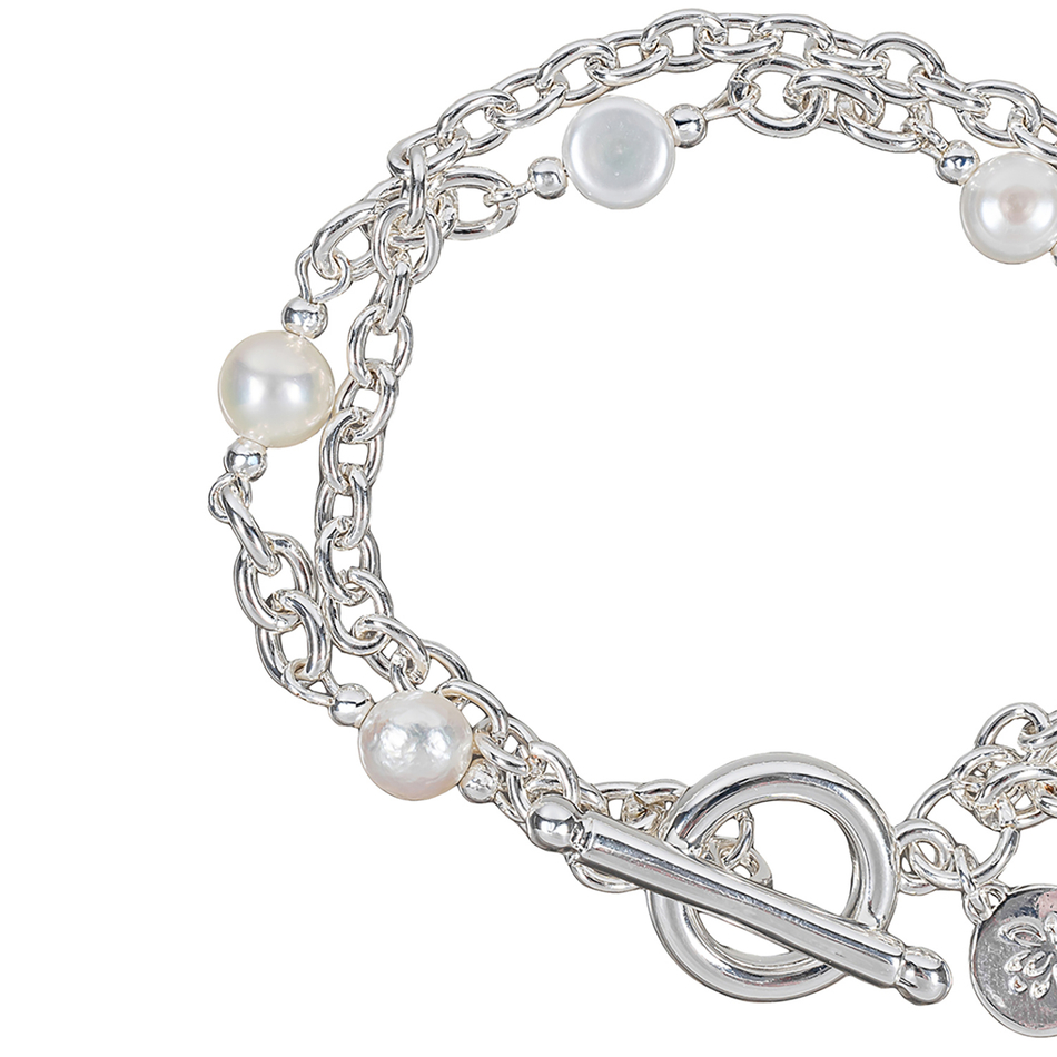 Браслет Fiore Luna Pearle Double Togl CL4512 S