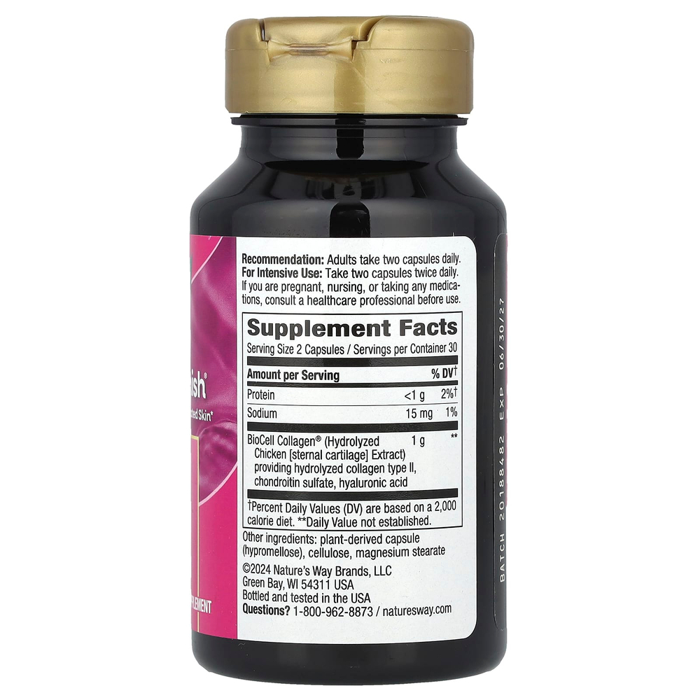 Nature's Way, Hydraplenish®, 60 капсул (0,5 г в каждой капсуле)