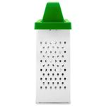 Терка 4 грани 18,2х6,2х8,5 см, белая жесть с пластиковой ручкой, BOOMHOUSE (БумХаус) Basic, 701860