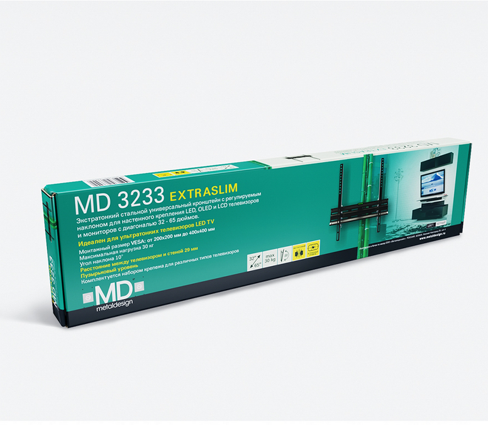 Кронштейн MD-3233 EXTRASLIM для ТВ 32-65" наклон.