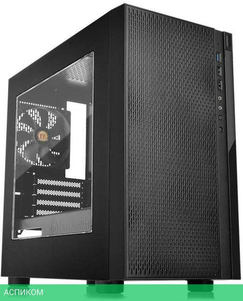 Корпус Thermaltake Versa H18 Window без БП mATX (CA-1J4-00S1WN-00)