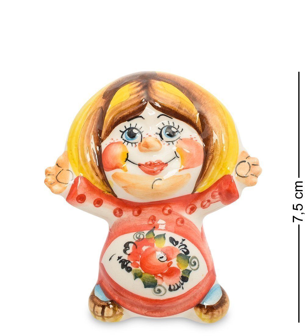 ГЛ- 456 Фигурка «Кузя» нов цв. (Гжельский фарфор)