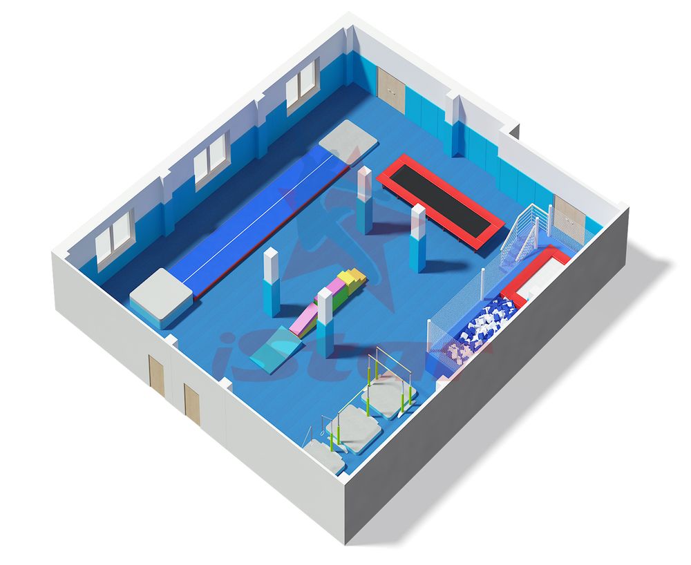 Гимнастический зал - план центра спортивной акробатики - Краснодар