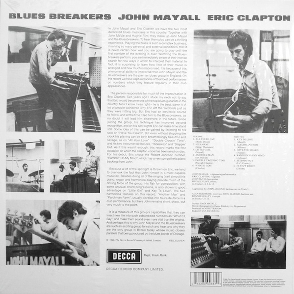 John Mayall With Eric Clapton / Blues Breakers (LP)