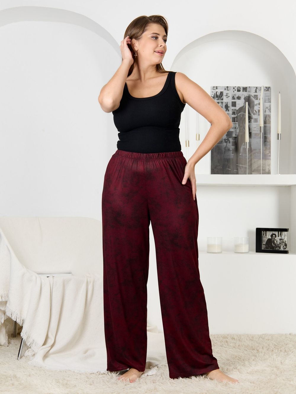 Брюки Ная Виотекс БОРДОВЫЙ