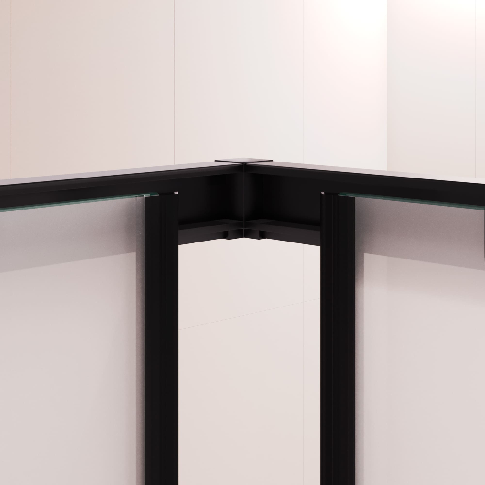 Душевой уголок RGW PA-040B (Матовое-Сатинат, 900x1000)