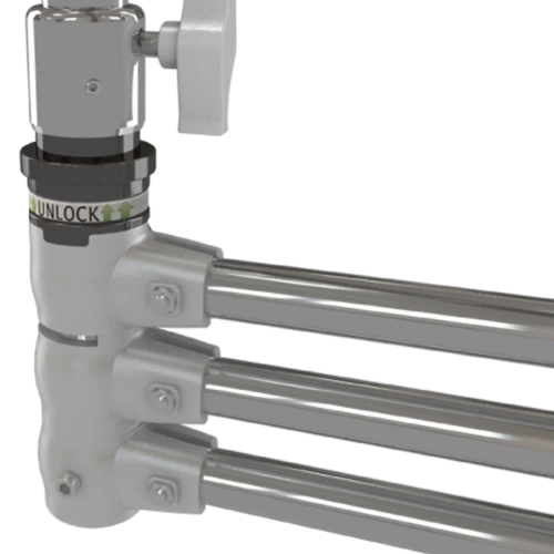 Стойка со штангой KUPO CT-20MKB MASTER C-STAND TURTLE BASE GRIP ARM