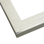 Рамка 2-местная (без перемычки), металл, STEKKER, MFR00-7012-03, серия Катрин, серебро 50031