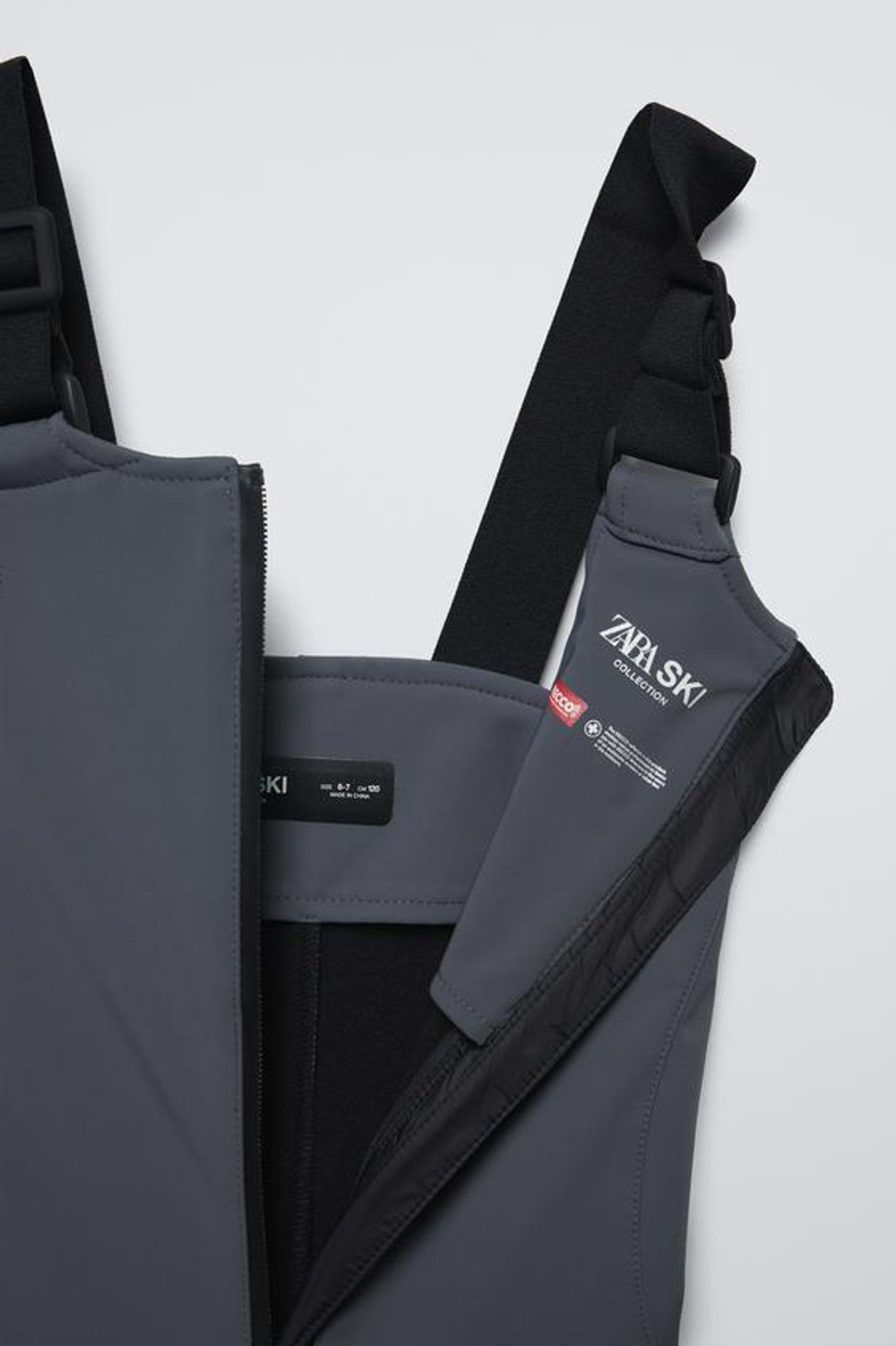 ZARA ВЕТРОЗАЩИТНЫЙ КОМБИНЕЗОН RECCO® SYSTEM, АНТРАЦИТОВО-СЕРЫЙ