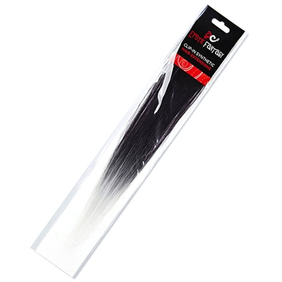 Черно-белые локоны Clip-In (Цвет: черный с белым)