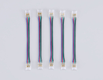 GS7921 Соединитель гибкий двухсторонний COB RGB 12/24V для лент 10mm (4 конт.) (5шт)
