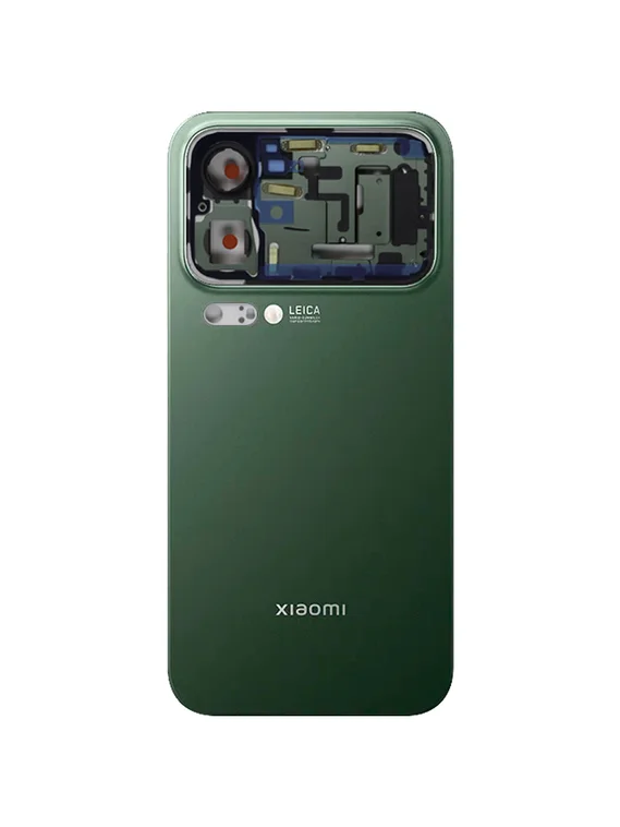 Задняя крышка для Xiaomi 17 Pro Max зеленая (Green) без стекла камеры