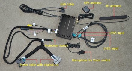 Навигационный блок для Skoda Karoq 2020+ - Carmedia DZ-218 на Android 9.0, 2Гб-32Гб, 4G-SIM