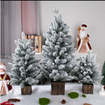 Искусственная ель "Заснеженная", настольная, 90см, горшок, складная