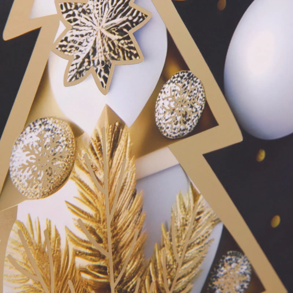 Пакет подарочный «Елочные игрушки» 41.5*32*12 см, микс