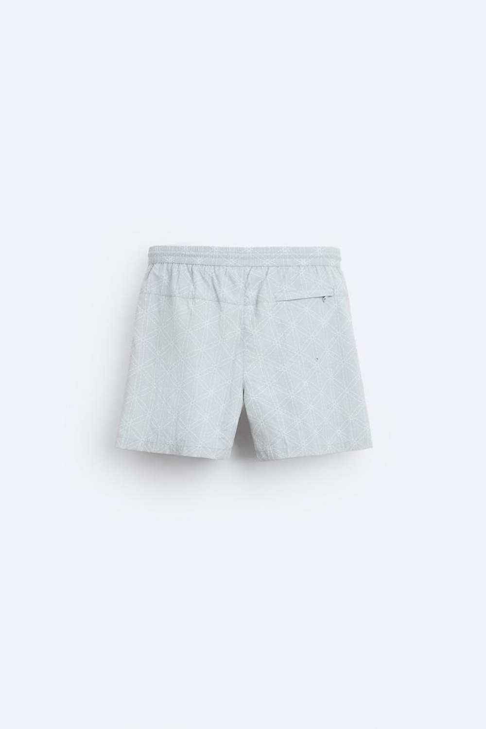 ZARA ПЛАВКИ С ЦВЕТОЧНЫМ ПРИНТОМ, ГОЛУБОЙ