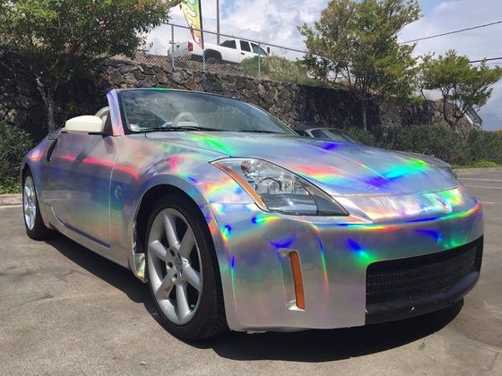 Плёнка «Лазерный Хром» (СЕРЕБРО) 1,52м*1м голографический