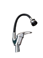 Смеситель для кухни aQuaDv, керамика, излив, кар 35мм, шпилька, черный 510-02