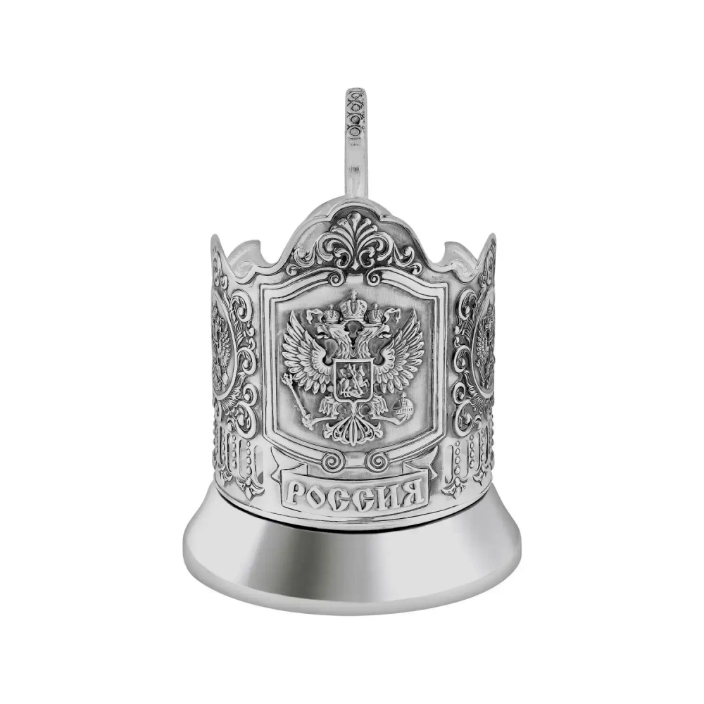 Набор "Русский мельх. Герб" посеребр. С54908