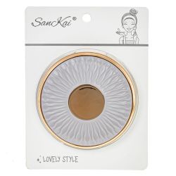 GAEM Зеркало карманное с увеличением, L9 W9 H1,5 см