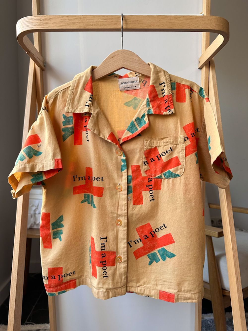 Хлопковая рубашка  Bobo Choses, 122