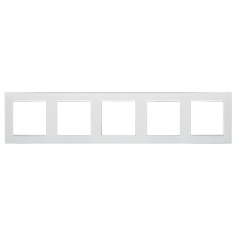 Рамка стеклянная FRM-GLARE-GS-5-WH (Arlight, -) 043805