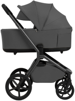 Коляска 4 в 1 Sweet Baby SBL Orso New + автокресло Elegante Plus с базой i-Size ISOFIX DK780 New Dark Grey