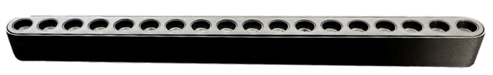 CLARUS Магнитный ультратонкий трековый светильник AKCENT черный, 18W, 4000K, 50 шт