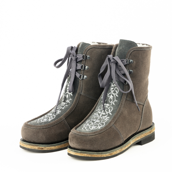 Унты-мартенсы женские из замши