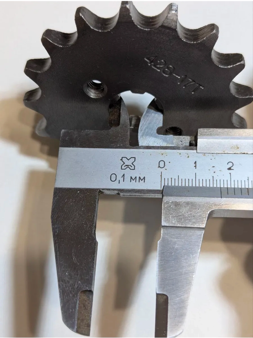 Звезда ведущая для питбайка, мопеда (428-17Т) 17мм сталь