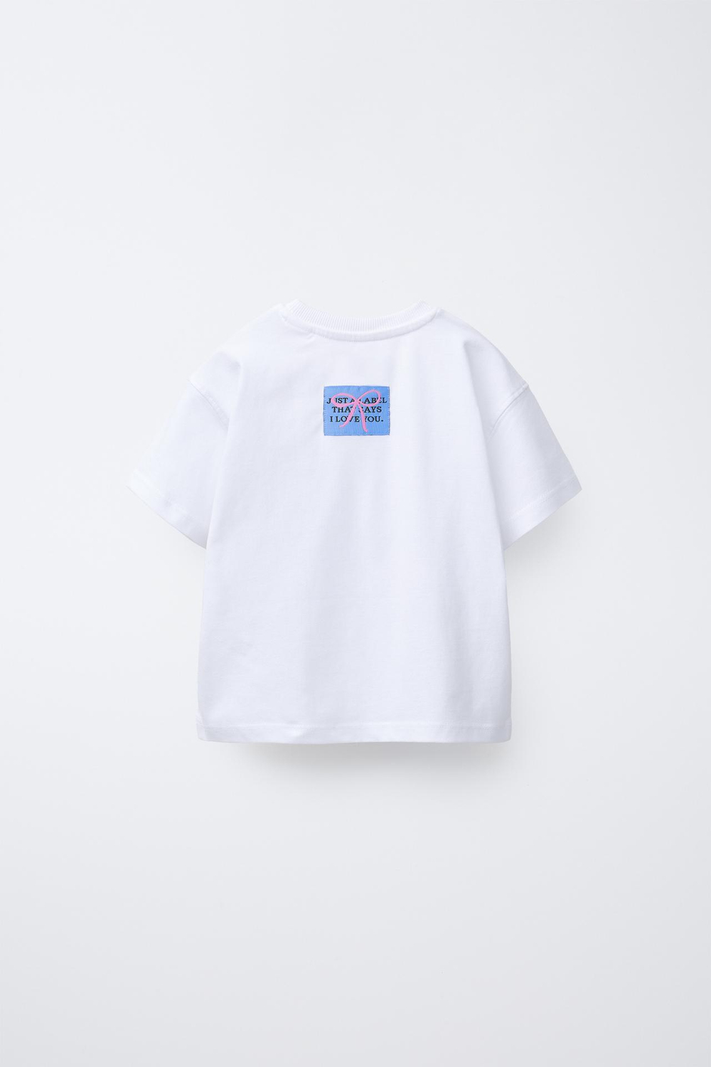 ZARA ФУТБОЛКА С ПРИНТОМ, СИНИЙ