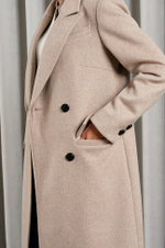 0103 Пальто женское (бежевый)