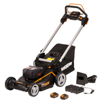 Газонокосилка аккумуляторная самоходная WORX WG749E 46 см